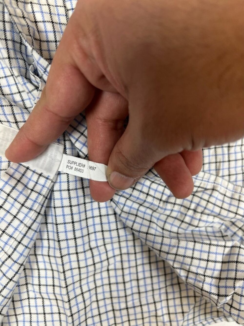 Polo Ralph Lauren Men 17 32/33 Blue White Plaid Regent Classic Fit Dress Shirt - Picture 4 of 9
